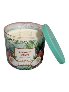 Coconut Coast 3-Wick Scented Candle 14oz